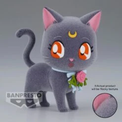 BANPRESTO Sailor Moon Fluffy Puffy (Dress Up Style) Luna -Banpresto Sales Store BP19169L 2