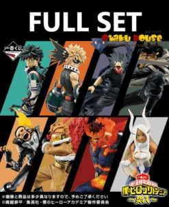 BANPRESTO Kuji - My Hero Academia - Rushing (FULL SET OF 80)